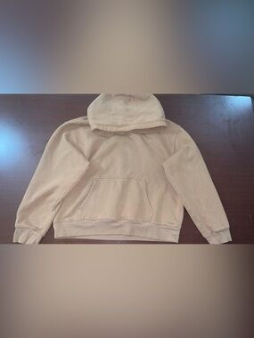 TNA Cozy Fleece Hoodie in Warm Tan